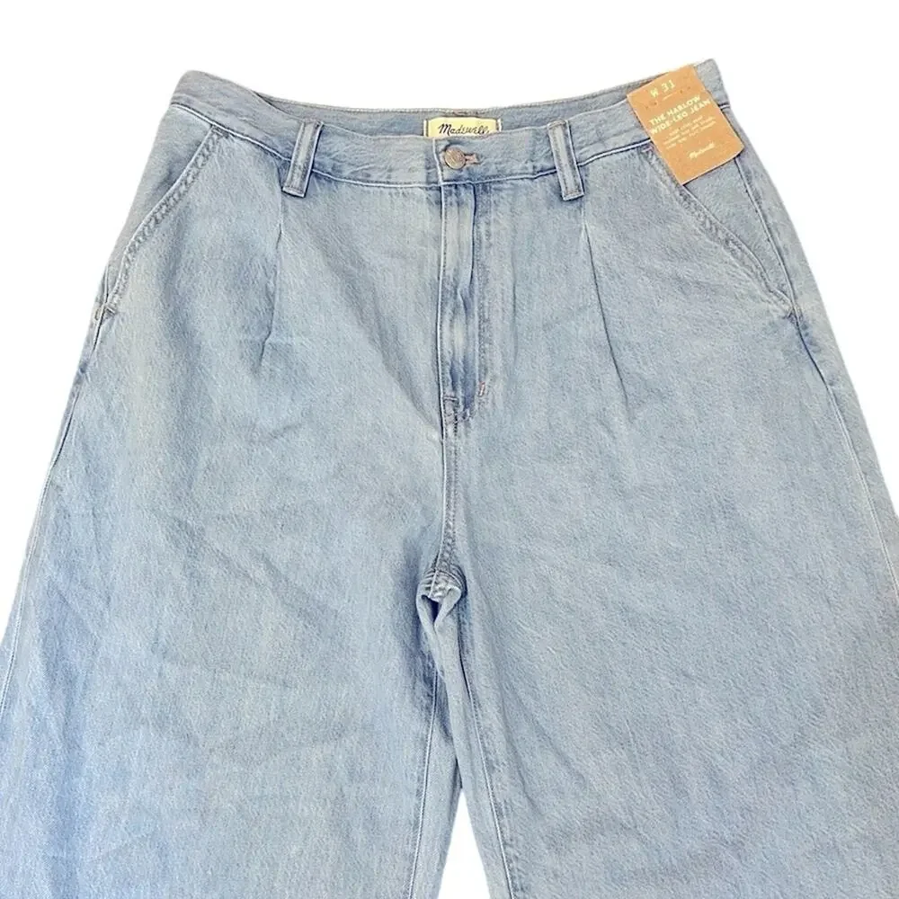 Madewell HARLOW Wide Leg/High Rise Jeans - Picture 6 of 13